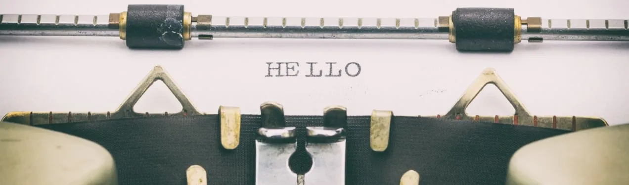 Hello blog image