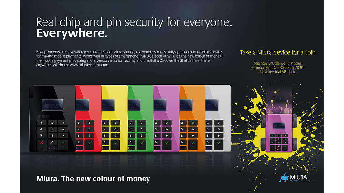 The new colour of money press ad