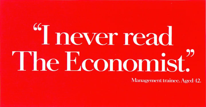 Economist Advert Managment Trainee 42