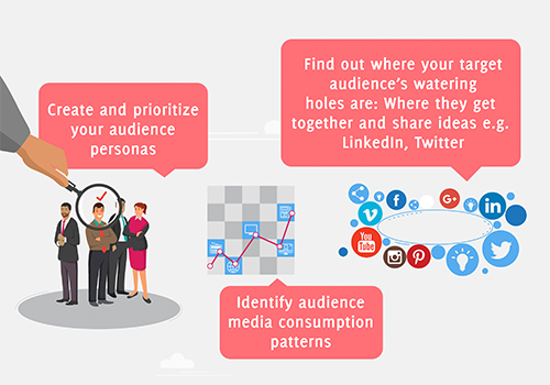 Creating Audience persona and identifying consumption patters will help your B2B Content Marketing Stretegy